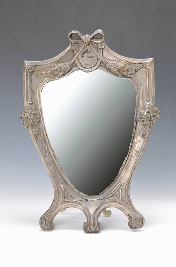 table mirror, German, manufacture Wellner, around 1900-05,...