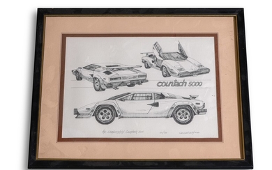 Lamborghini Countach 5000 Print