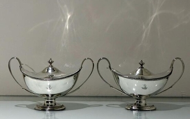 18th Century Antique George III Sterling Silver Pair
