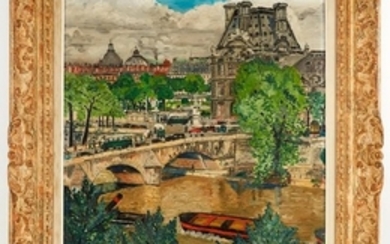 Camille FAUCHOIS (XX) Paris, Le Pont Royal et Le L…