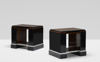 Paul Frankl, pair of occasional tables from the Metropolitan Life North Building, New York
