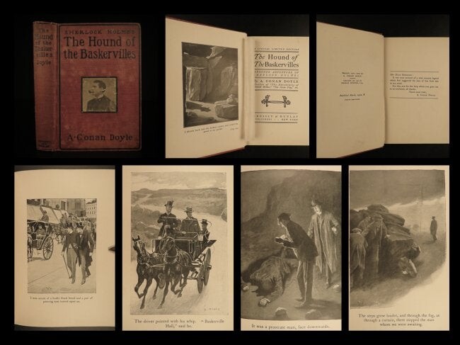 1902 Sherlock Holmes Hound of the Baskervilles Doyle