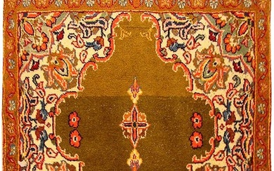 3 x 3 Brown Beige Persian Rug