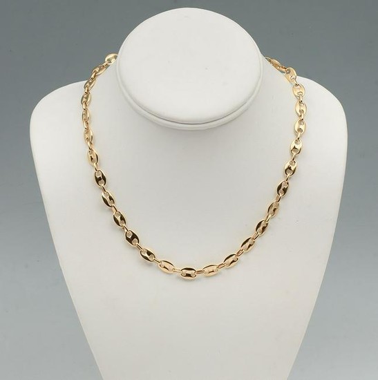 30.6 GRAM MID CENTURY GUCCI STYLE ANCHOR LINK NECK