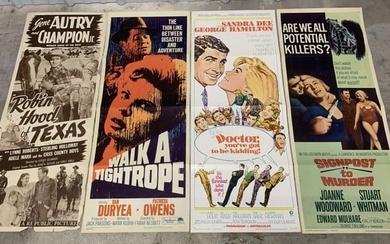 4 Vintage Movie Posters Robin Hood of Texas