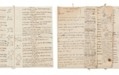 ÉMILIE DU CHÂTELET (1706-1749) « De la géométrie » [suivi de] « Principes d’aritmétiques » : manuscrits autographes