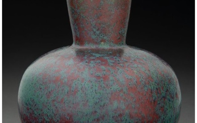 79190: Pierre-Adrien Dalpayrat Flambé Glazed Vase, Sha