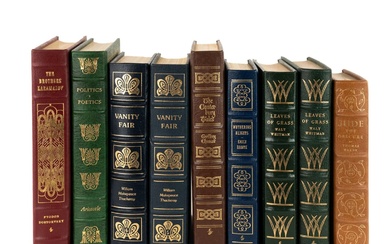 (9) Group of 'The 100 Greatest..' Books by Easton Press