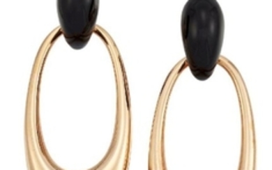 A pair of detachable hoop earrings, by...