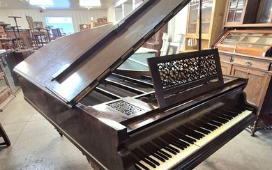 A 19th Century French Erard rosewood baby grand piano. Sold ...