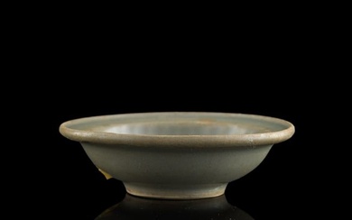 A Chinese Longquan celadon-glazed brush washer, Song dynasty