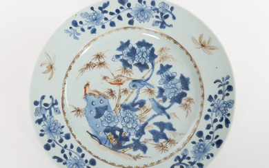 A Chinese plate, later part of the 19th century.