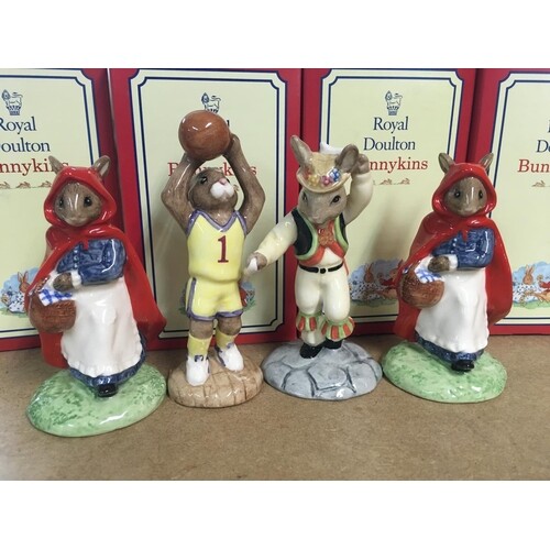 A Collection Of Royal Doulton Bunnykins figurines