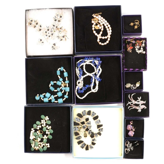 A Collection of modern costume jewellery - Pia, Museum Collection and similar.