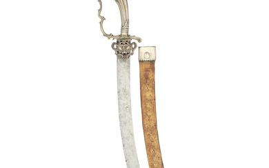 A Dutch Silver-Hilted Hunting Sword Circa 1730-40, Perhaps Middelburg