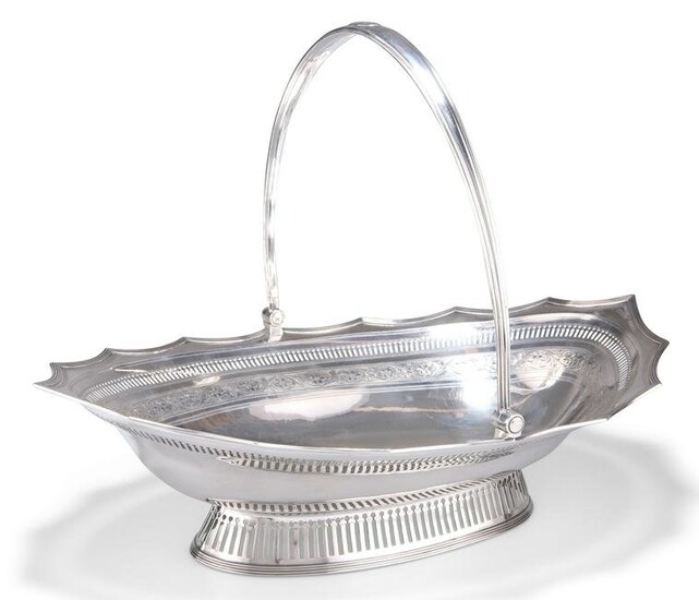 A GEORGE III SILVER CAKE BASKET, by Robert Hennell I