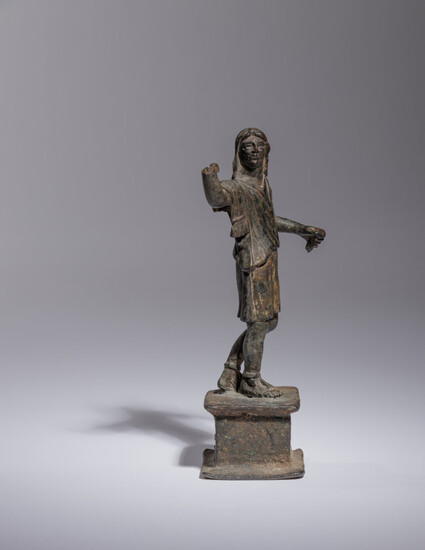 A Roman Bronze Figure of a Man