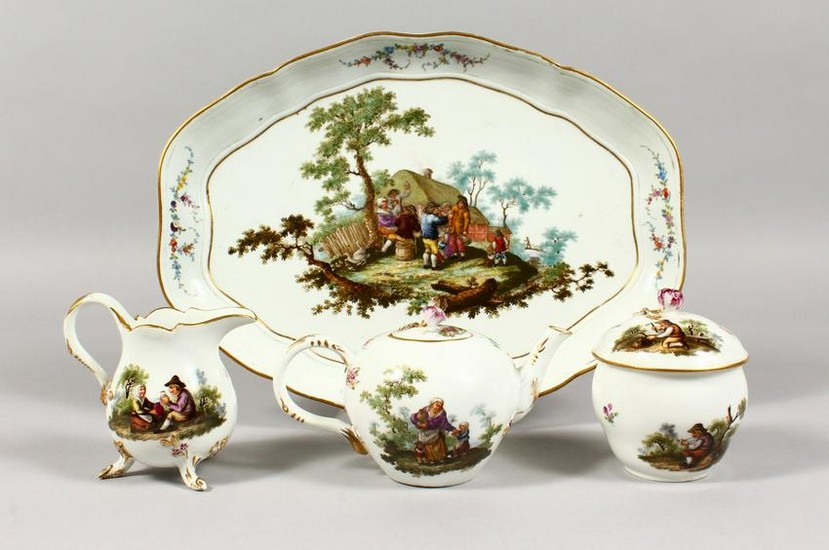 A SUPERB EARLY 19TH CENTURY/LATE 18TH CENTURY MEISSEN