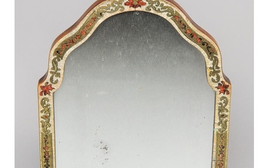 AN 18TH/19TH CENTURY BOULLE DRESSING MIRROR. The frame in br...