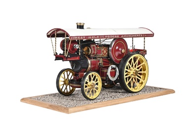 AN EXHIBITION STANDARD 1 1/2 INCH SCALE MODEL OF A FOWLER SHOWMAN'S ENGINE