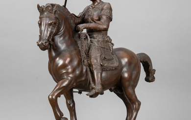 After Donatello equestrian statue of Condottiere Gattamelata (around 1443-1453), 19th century.