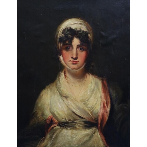 After Sir Thomas Lawrence (1769-1830) Mrs Siddons, as Mrs Ha...