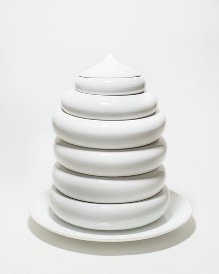 Andrea Branzi Italian Ceramic Sculpture Model Pila
