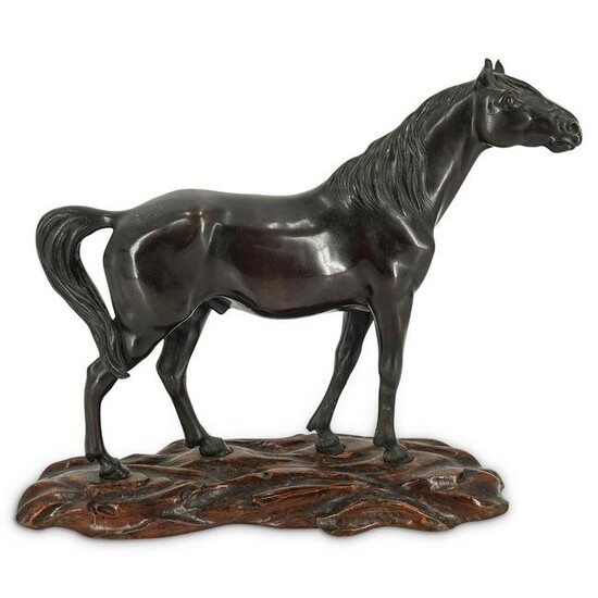 Antique French Bronze Horse Sculpture