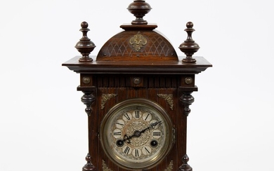 Antique Junghans table clock, ca 1880, marked
