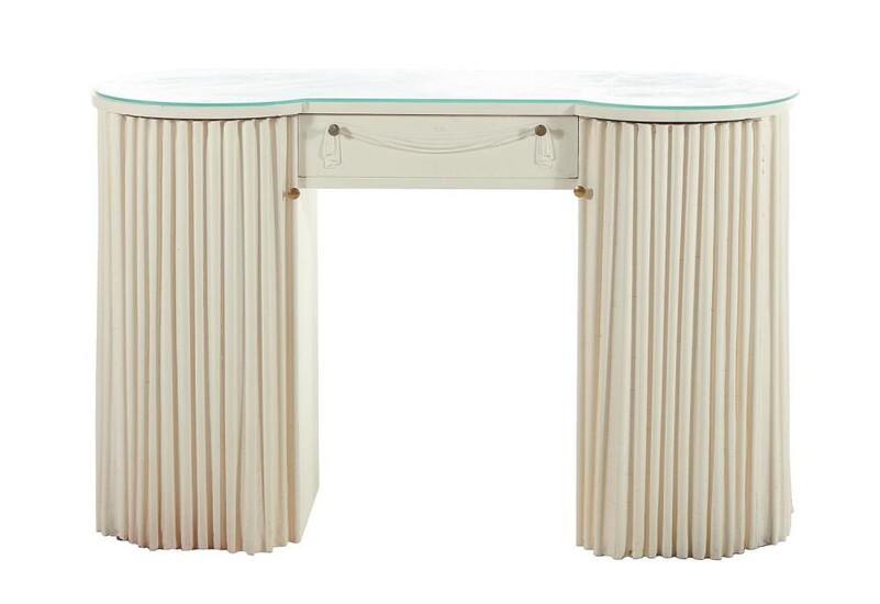 *Art Deco white-painted dressing table