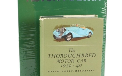 "Aston Martin" by Schlegelmich and "Thoroughbred Motor Car" by Scott-Moncrieff
