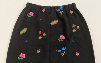BEST COMPANY Vintage skirt in fleece fabric
