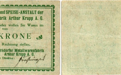 Banknotes - Austria - Emergency issues