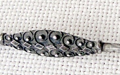 Bezalel Yemenite filigree silver sterling 925 Mouthpiece / cigarette holder, Jerusalem, 10 gr.
