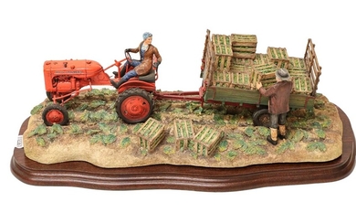 Border Fine Arts 'Cut and Crated' (Allis Chalmers Tractor)