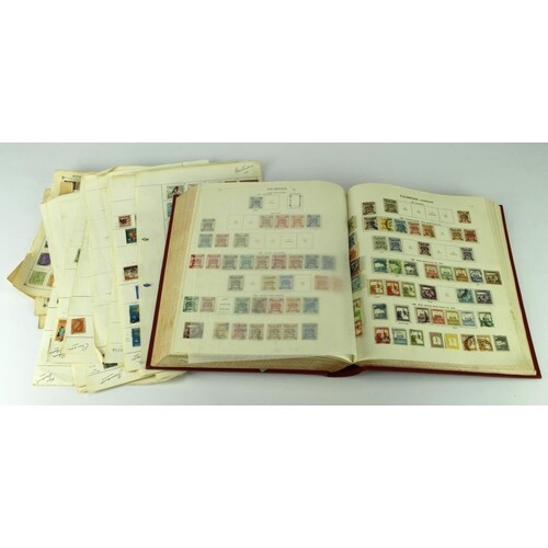 British Commonwealth in New Ideal Postage stamp album 1840-1...