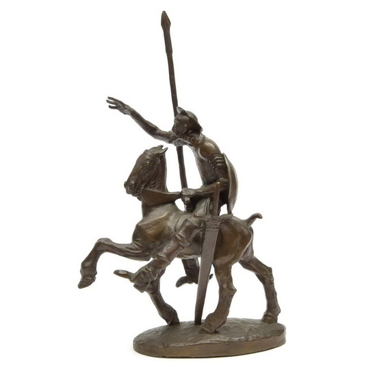 Bronze sculpture of &#39;Don Quichot", design & execution...