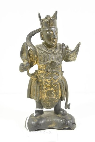 Bronze statue of a Chinese dignitary from the...