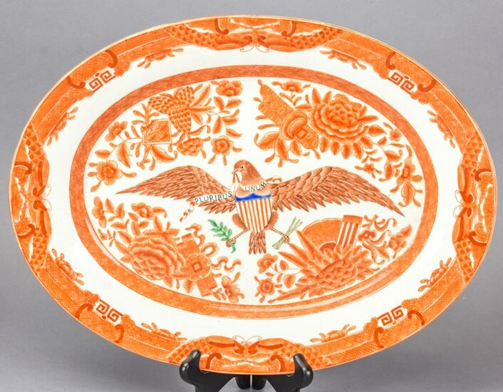 Chinese Porcelain Fitzhugh Pattern Eagle Platter