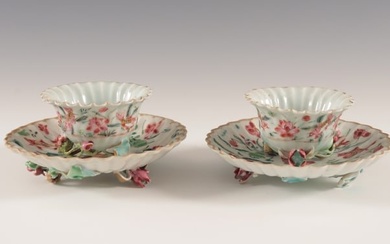 Chinese Yongzheng Porcelain Cups and Saucers