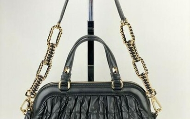 Christian DIOR Gaufre Leather Cannage Delices Black