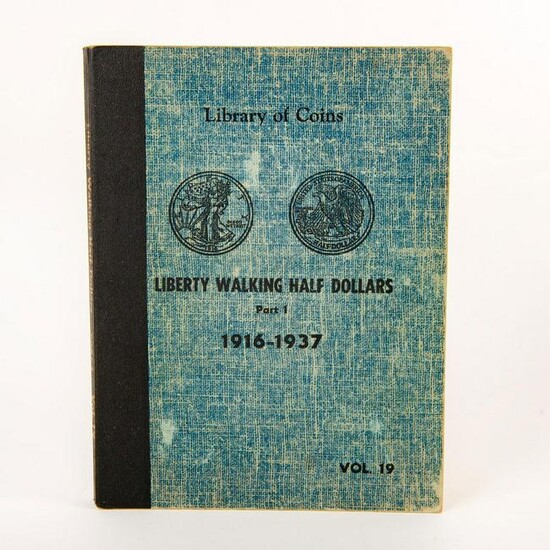 Coins Collectors Book Liberty Walking Half Dollars