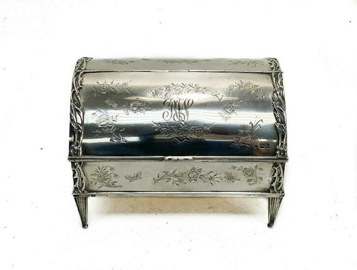 Comyns & Sons London Sterling Silver Jewelry Box