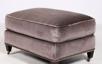 Contemporary upholstered ottoman