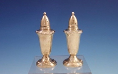 Crown by Unknown Sterling Silver Salt and Pepper Shaker Pair