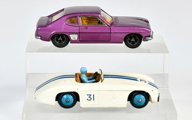 Dinky Toys, 133 Cunningham, 162 Porsche 35b, Ford Capri Rechtslenker