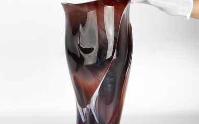 Dino Rosin Murano Italian Glass Vase