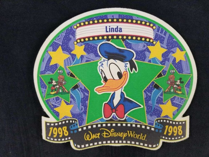 Disney Donald Duck Vintage Mouse Pad For Linda