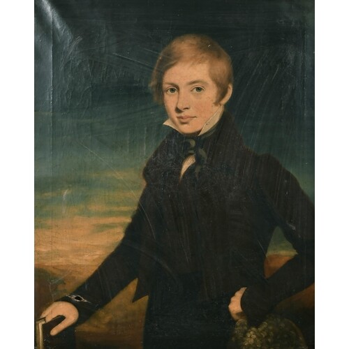Early 19th Century English School. Portrait of a Young Man h...