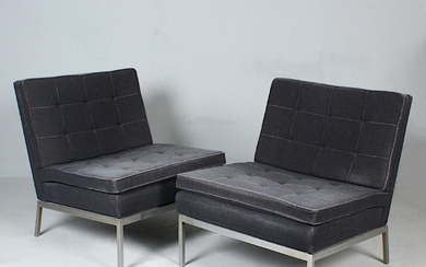 Florence Knoll for Knoll International, pair of lounge chairs, designed 1954.